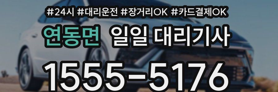 연동면 일일 대리기사