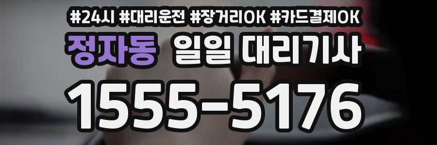 정자동 일일 대리기사