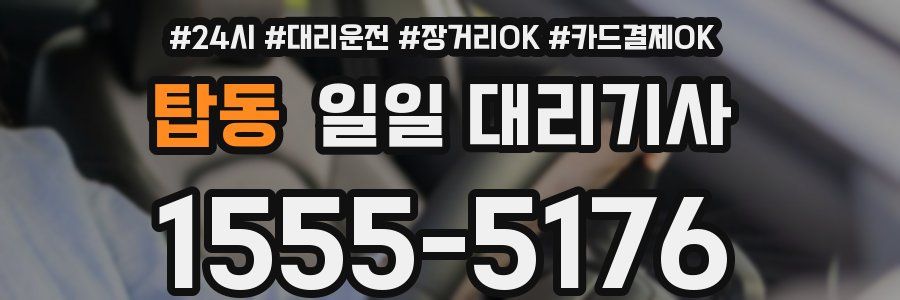 탑동 일일 대리기사