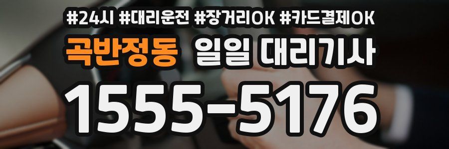 곡반정동 일일 대리기사