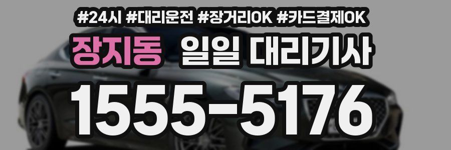 장지동 일일 대리기사