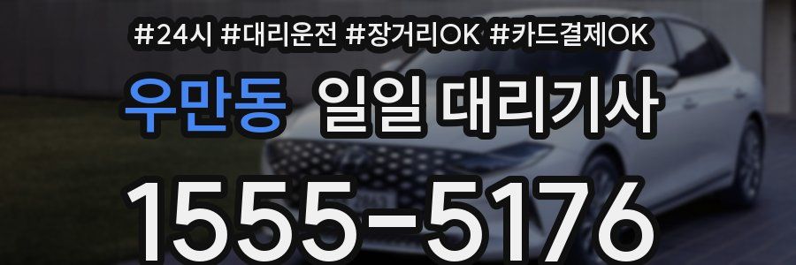 우만동 일일 대리기사