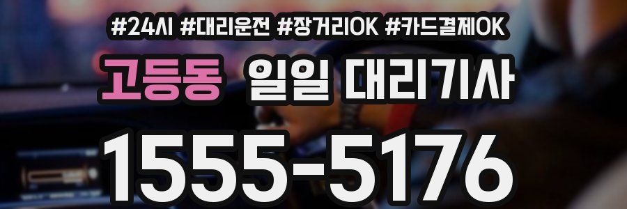 고등동 일일 대리기사
