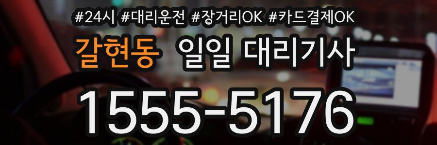 갈현동 일일 대리기사