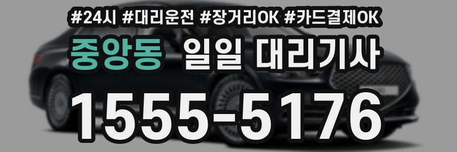중앙동 일일 대리기사