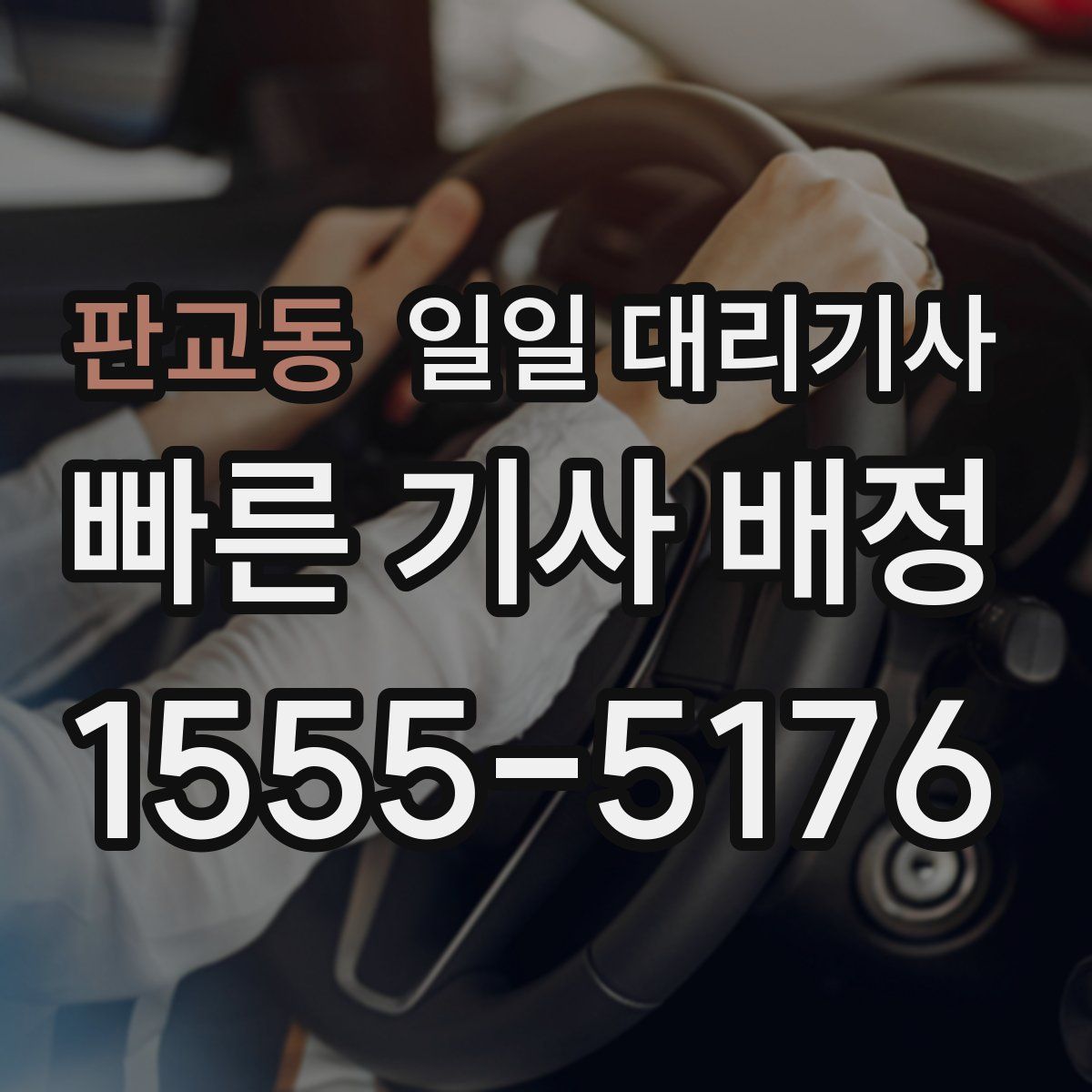 판교동 일일 대리기사
