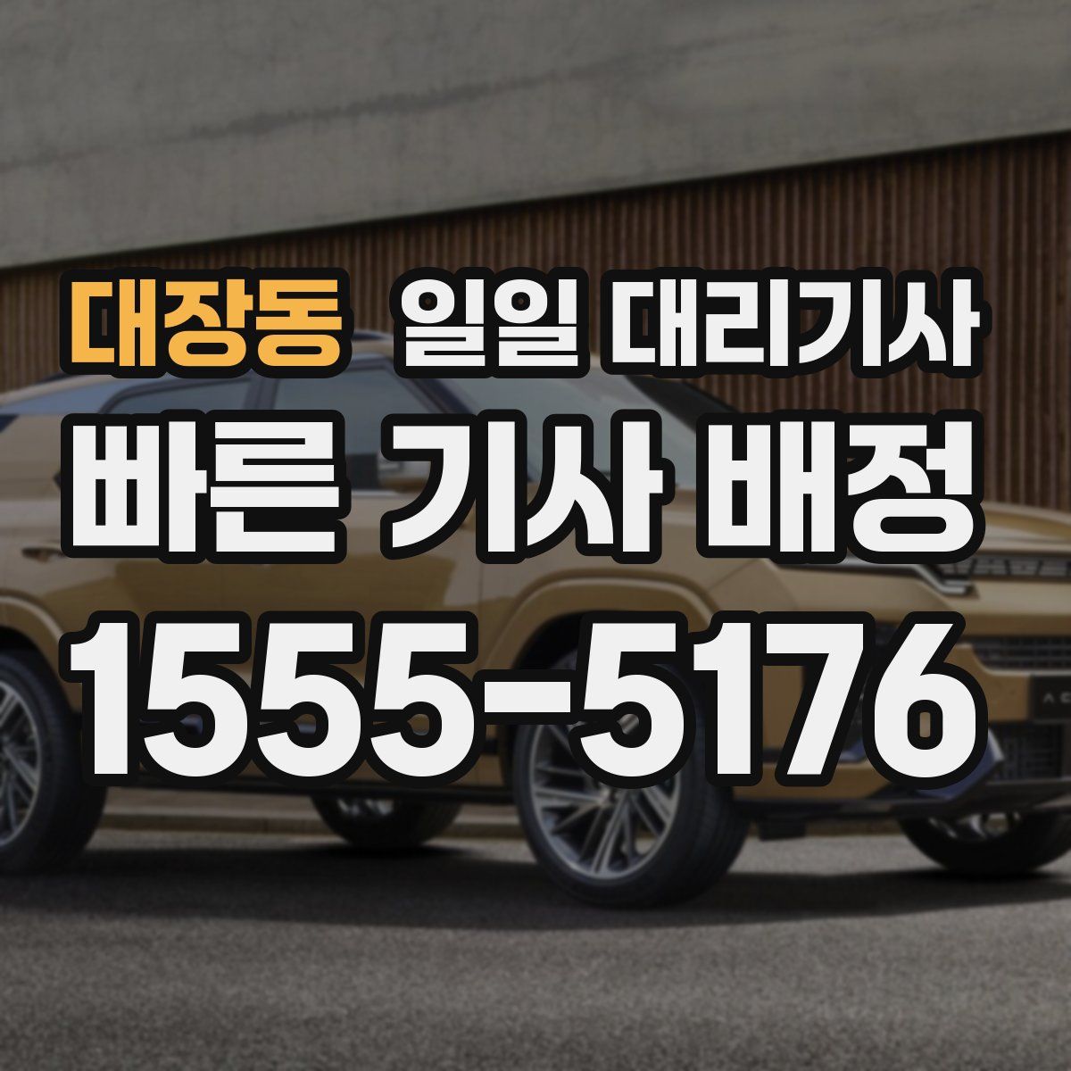 대장동 일일 대리기사