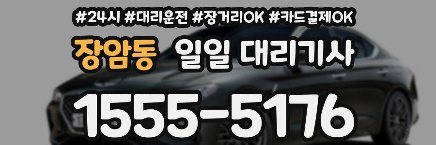 장암동 일일 대리기사