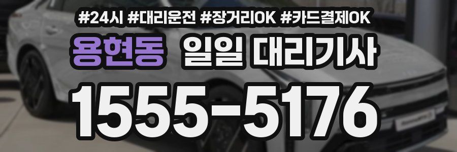용현동 일일 대리기사