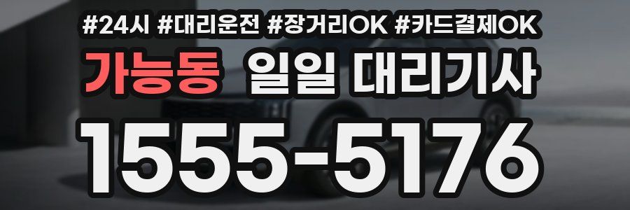 가능동 일일 대리기사