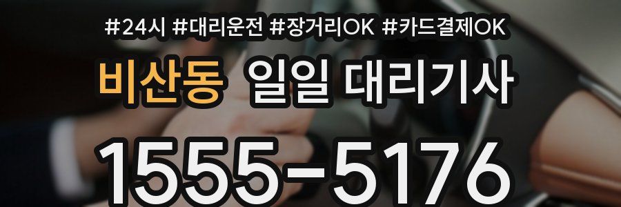 비산동 일일 대리기사