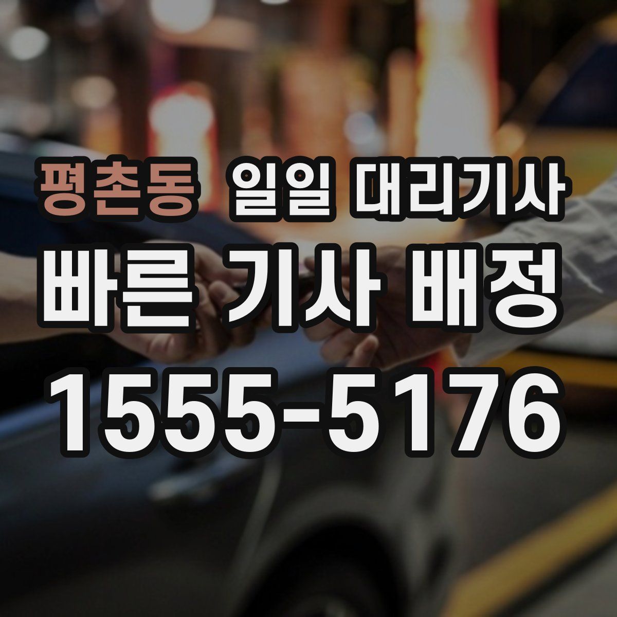 평촌동 일일 대리기사