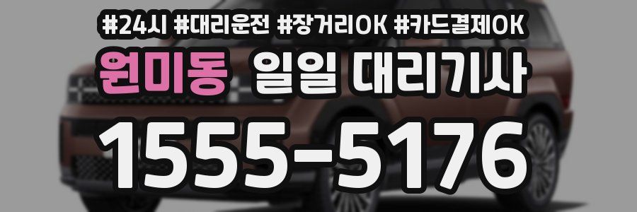 원미동 일일 대리기사