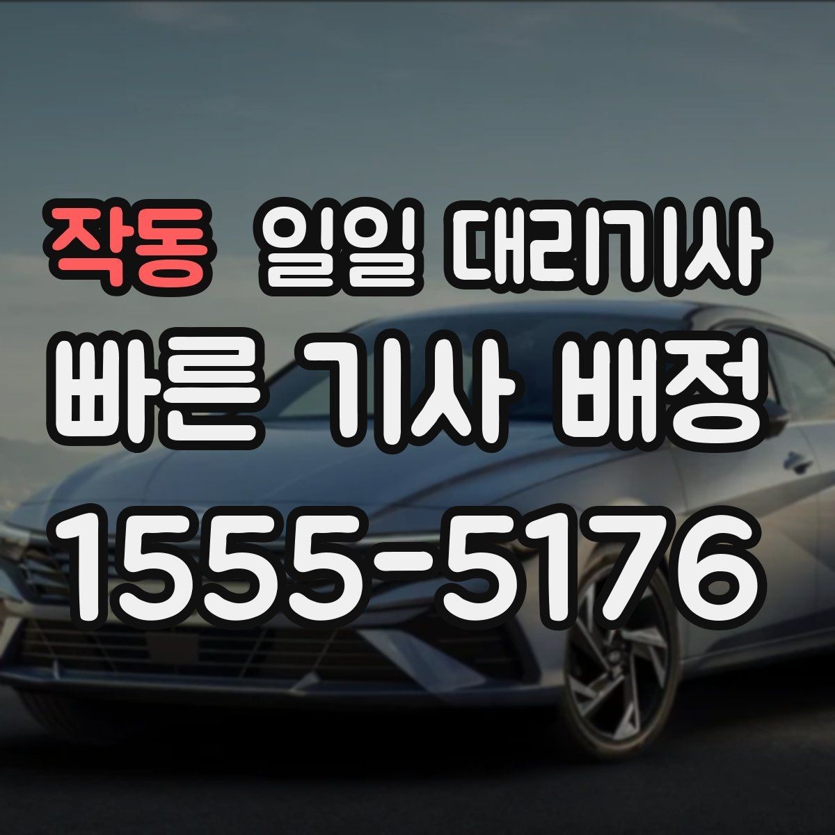 작동 일일 대리기사 이용 전 반드시 확인할 서비스 범위
