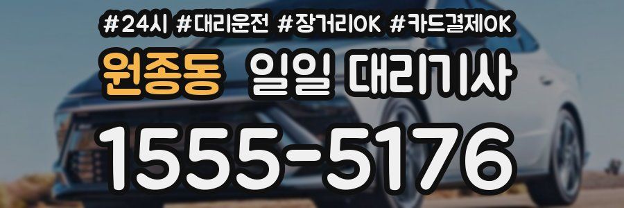 원종동 일일 대리기사
