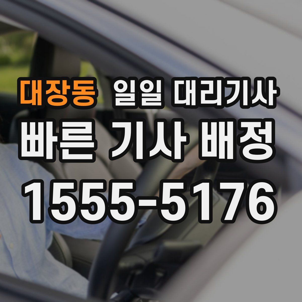 대장동 일일 대리기사