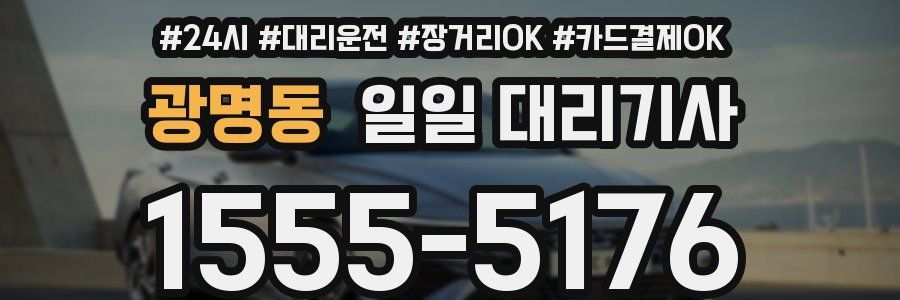 광명동 일일 대리기사
