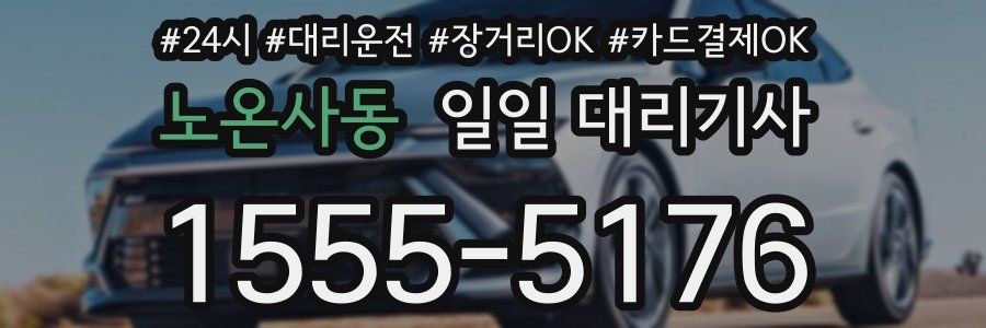 노온사동 일일 대리기사