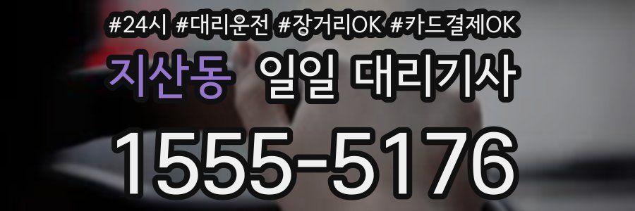 지산동 일일 대리기사