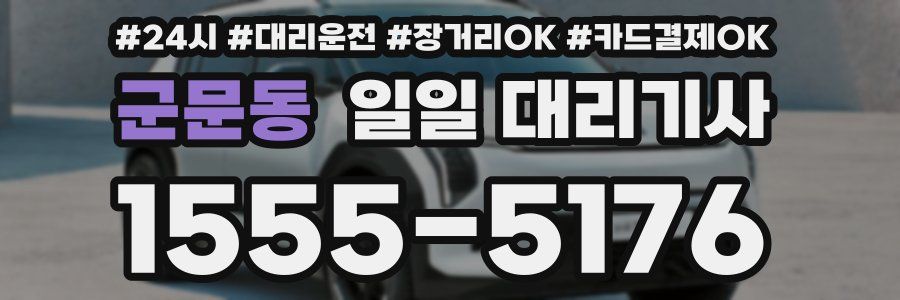 군문동 일일 대리기사