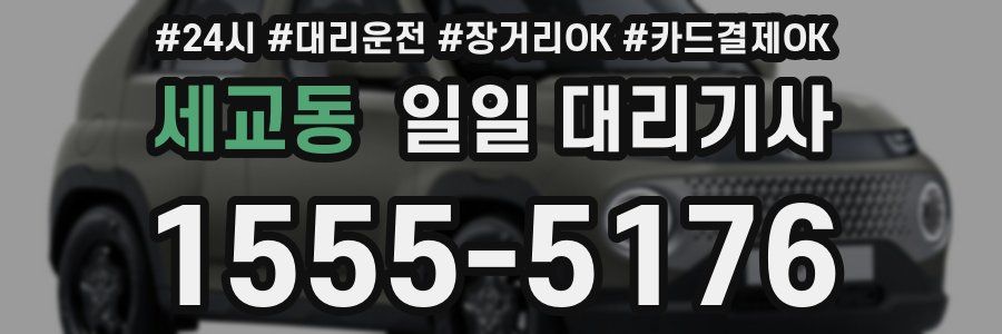 세교동 일일 대리기사