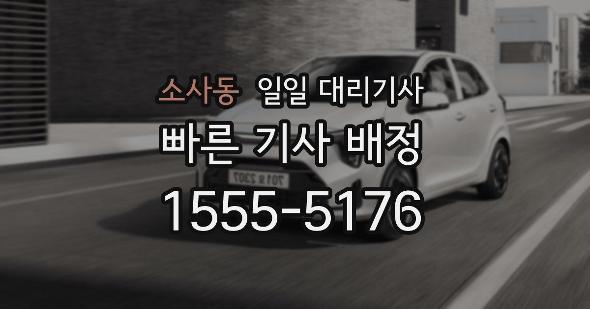 소사동 일일 대리기사