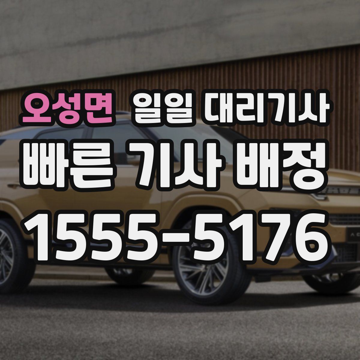 오성면 일일 대리기사