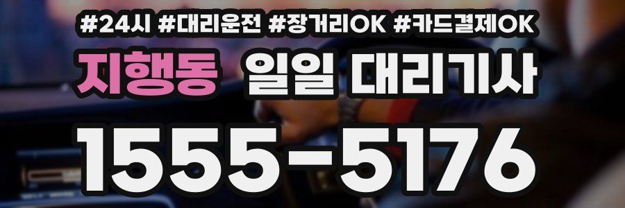 지행동 일일 대리기사