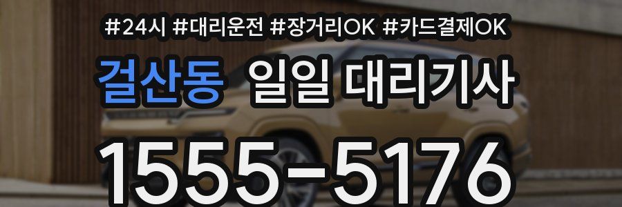 걸산동 일일 대리기사