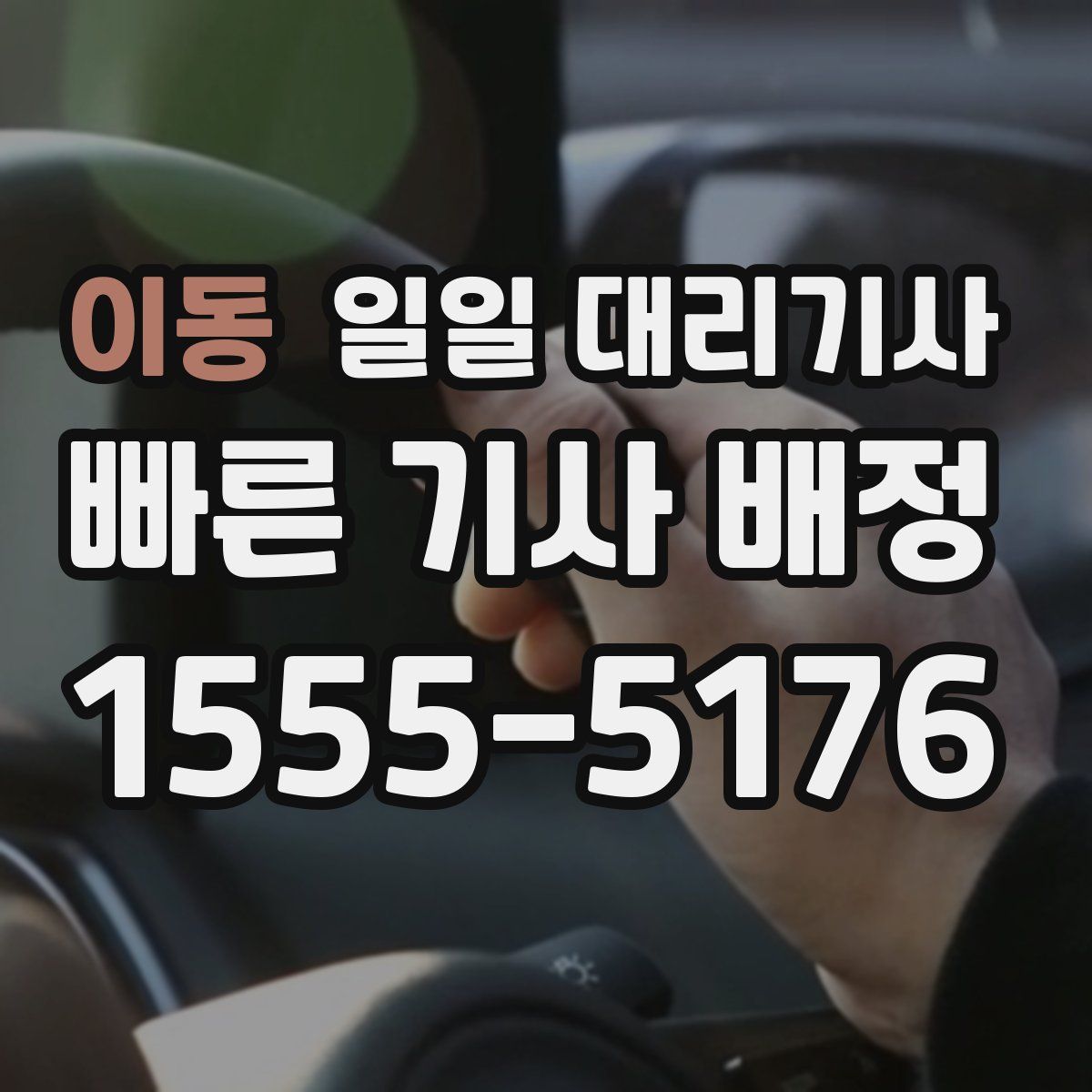 이동 일일 대리기사