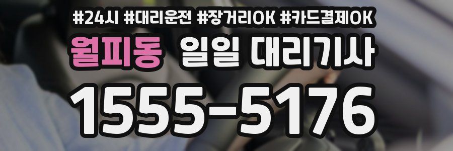 월피동 일일 대리기사