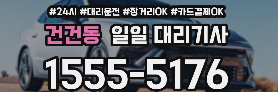 건건동 일일 대리기사
