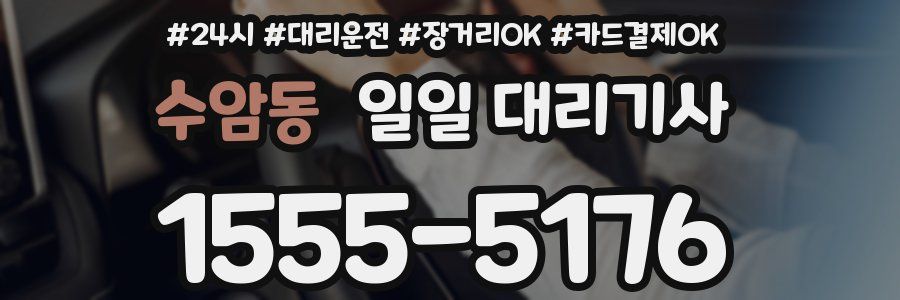 수암동 일일 대리기사