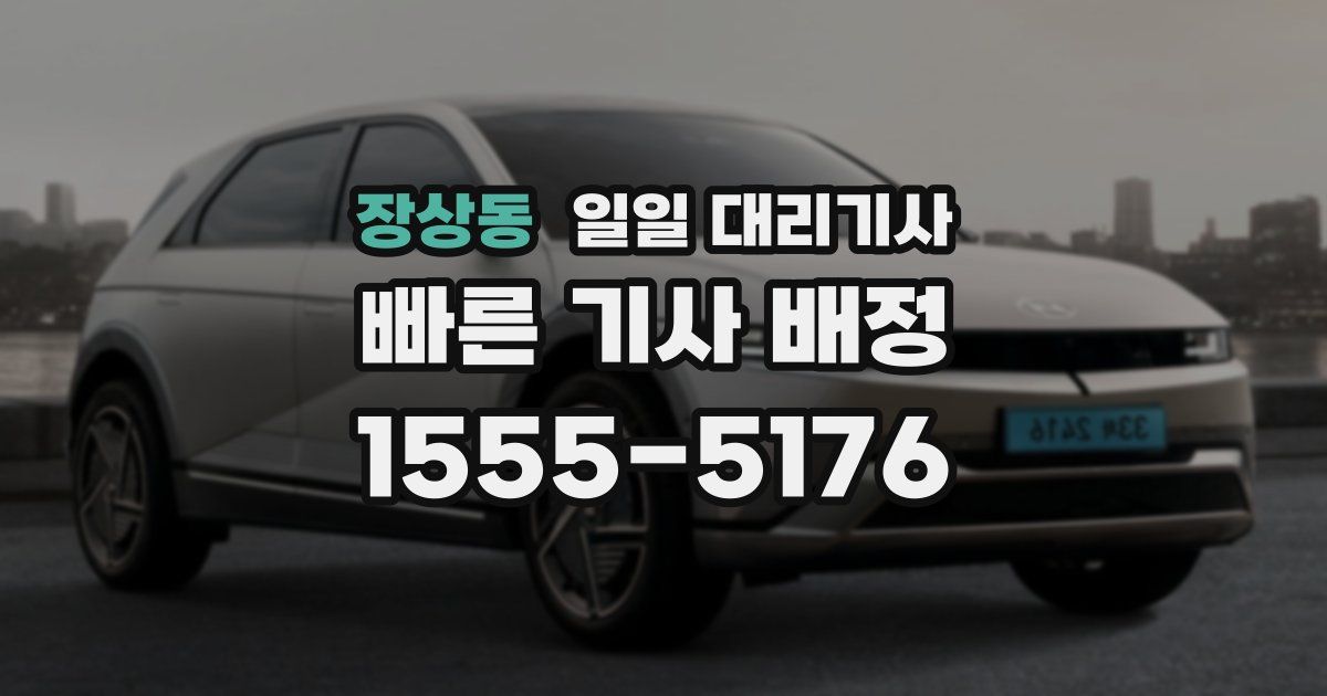 장상동 일일 대리기사
