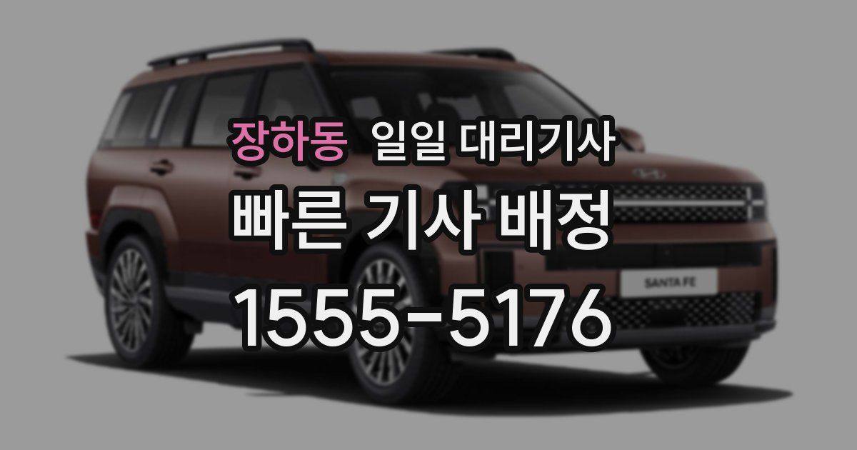 장하동 일일 대리기사