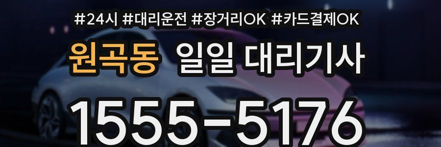 원곡동 일일 대리기사
