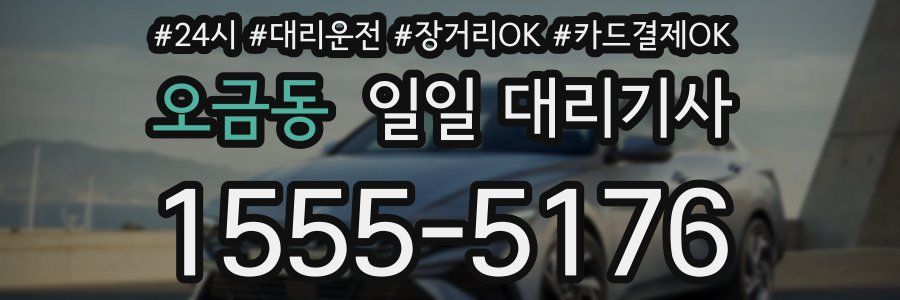오금동 일일 대리기사