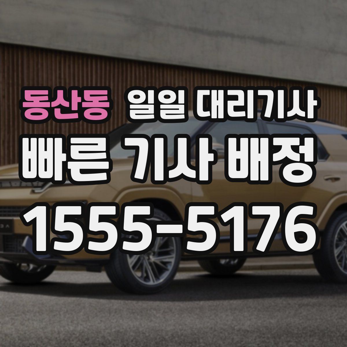 동산동 일일 대리기사