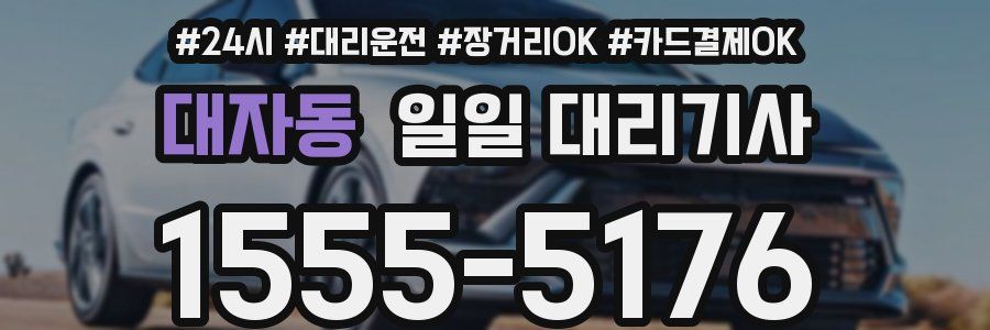 대자동 일일 대리기사