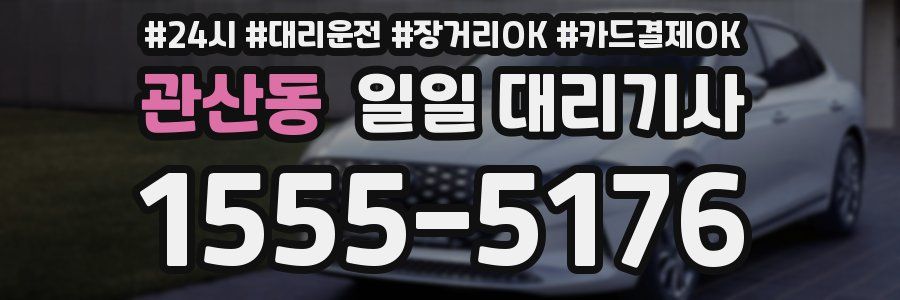 관산동 일일 대리기사