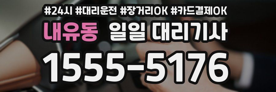 내유동 일일 대리기사