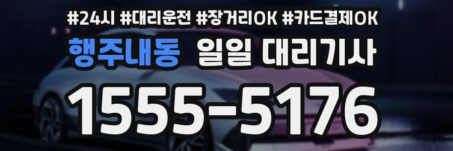 행주내동 일일 대리기사