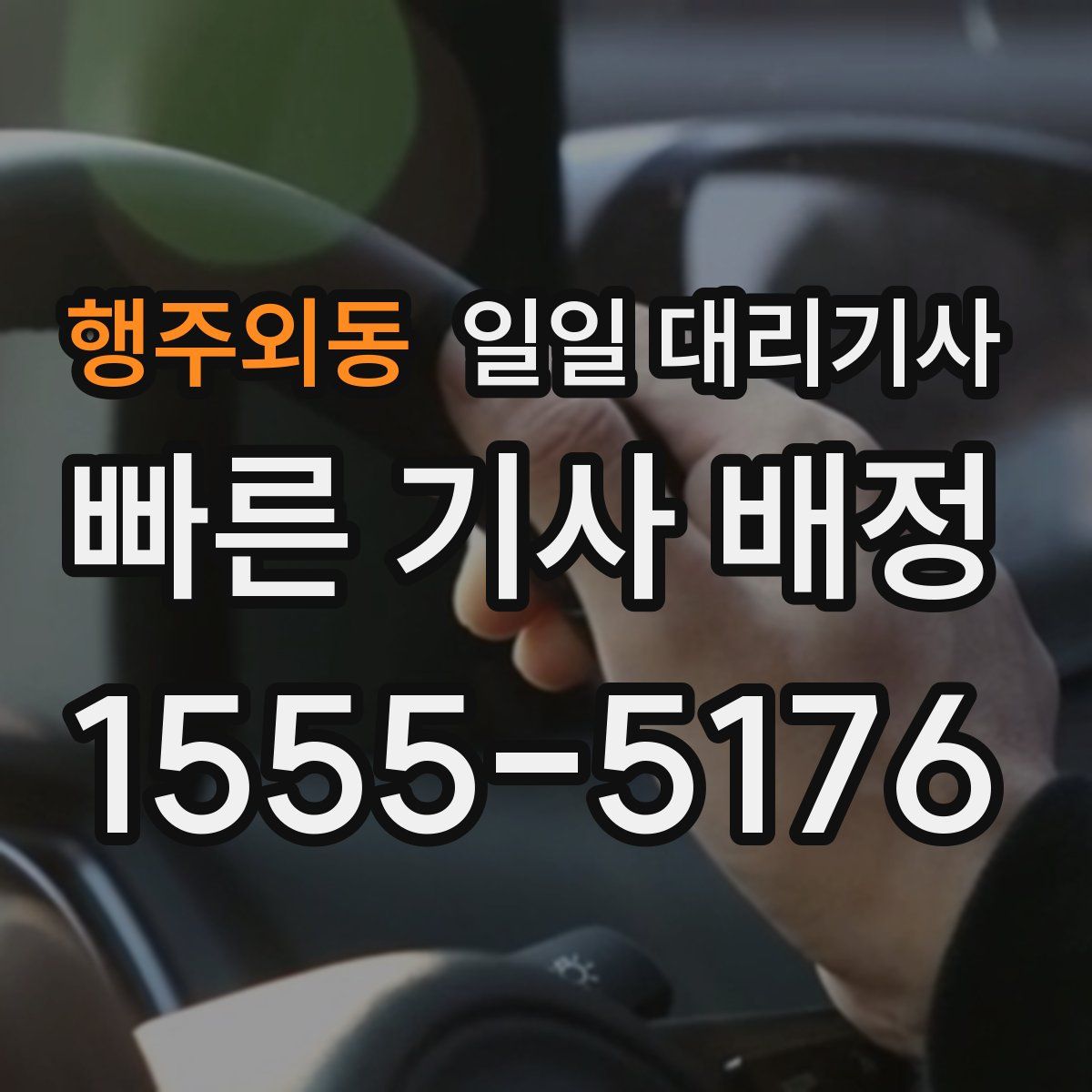 행주외동 일일 대리기사