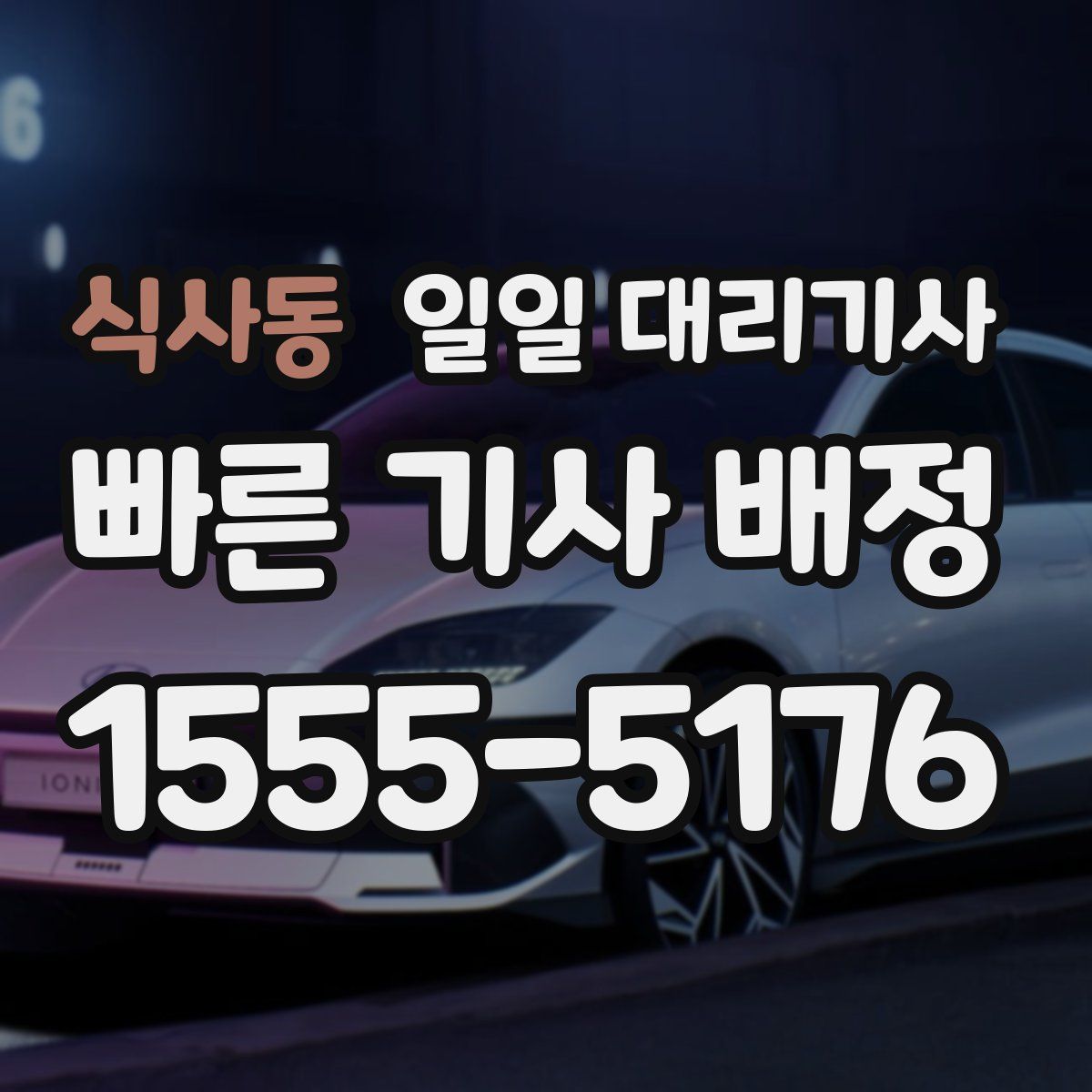 식사동 일일 대리기사