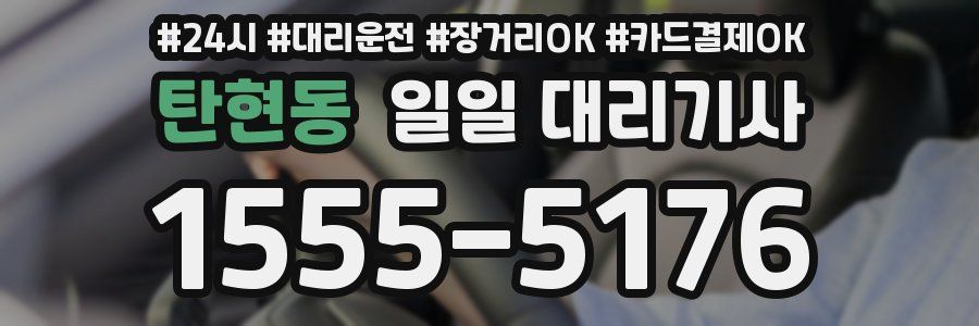 탄현동 일일 대리기사