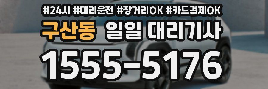 구산동 일일 대리기사