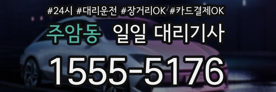 주암동 일일 대리기사