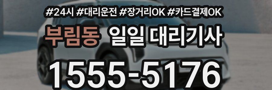 부림동 일일 대리기사