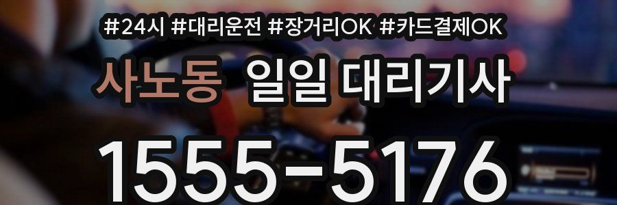 사노동 일일 대리기사
