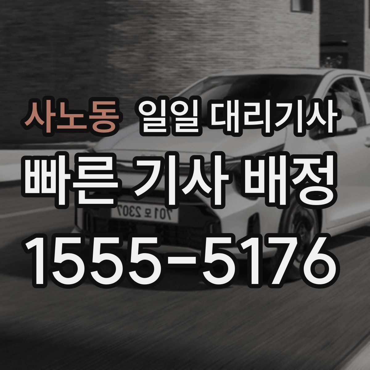 사노동 일일 대리기사